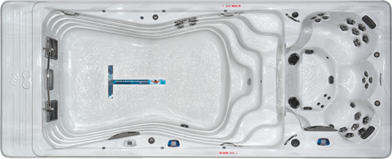 Michael Phelps Force swim Spa Downshot