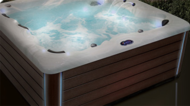 Clarity Spas cascading waterfall system Clarity Spas cascading waterfall system