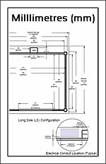 Covana Oasis dimensions milimeters