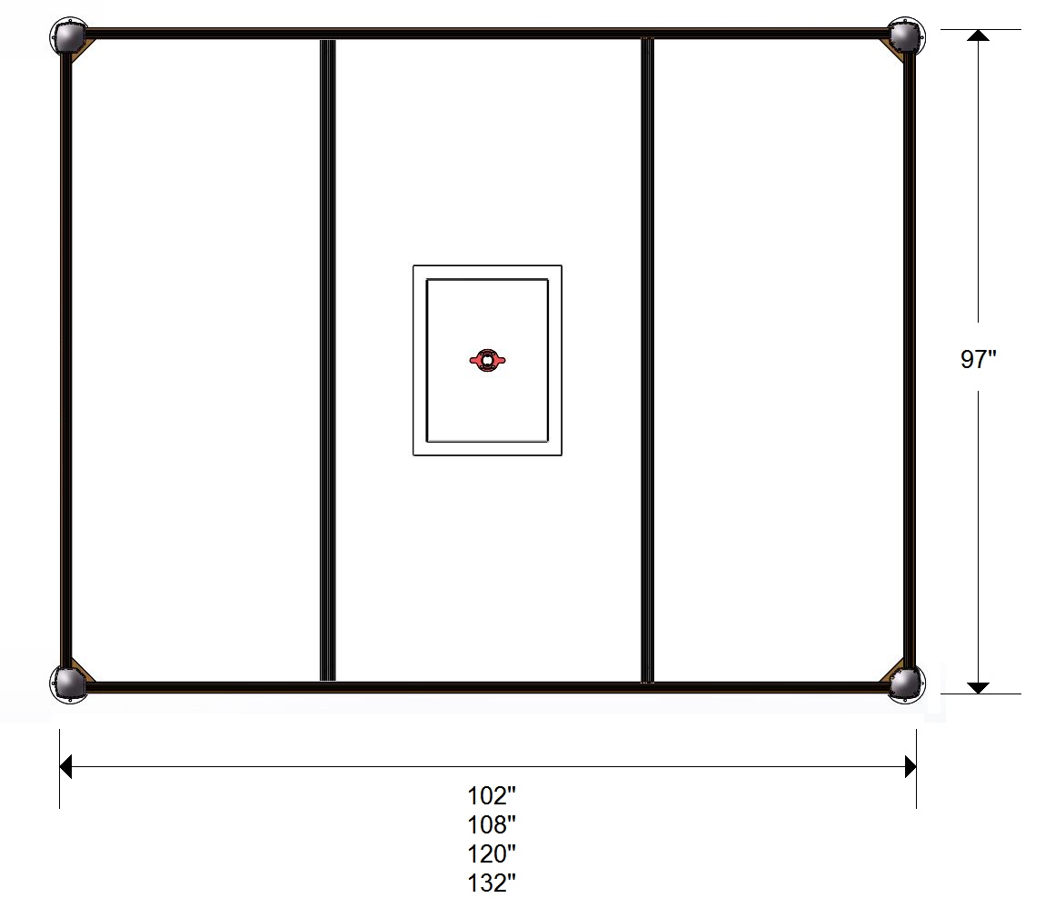 The dimensions of a Covana Evolution hot tub cover can be customized for your hot tub